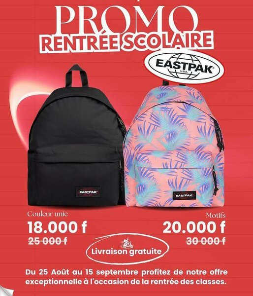 Sacs à dos Eastpak rentrée