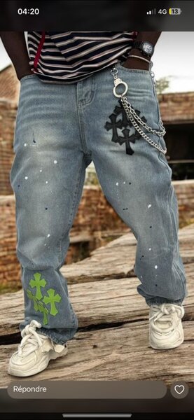 Jean baggy street style