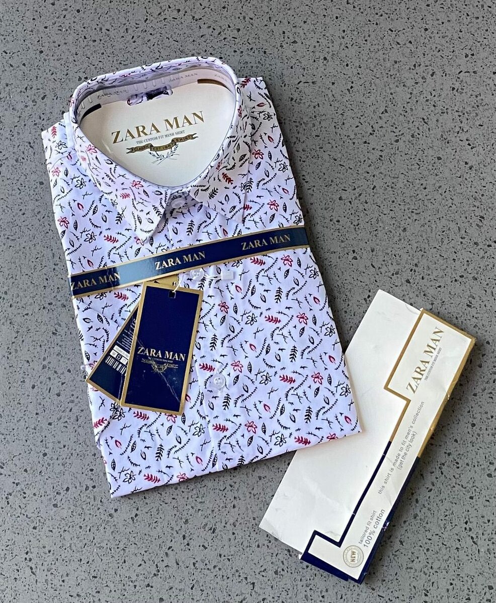 ZARAMAN DESIGN SHORT SLEEVED SHIRTS AVAILABLE NOW S
