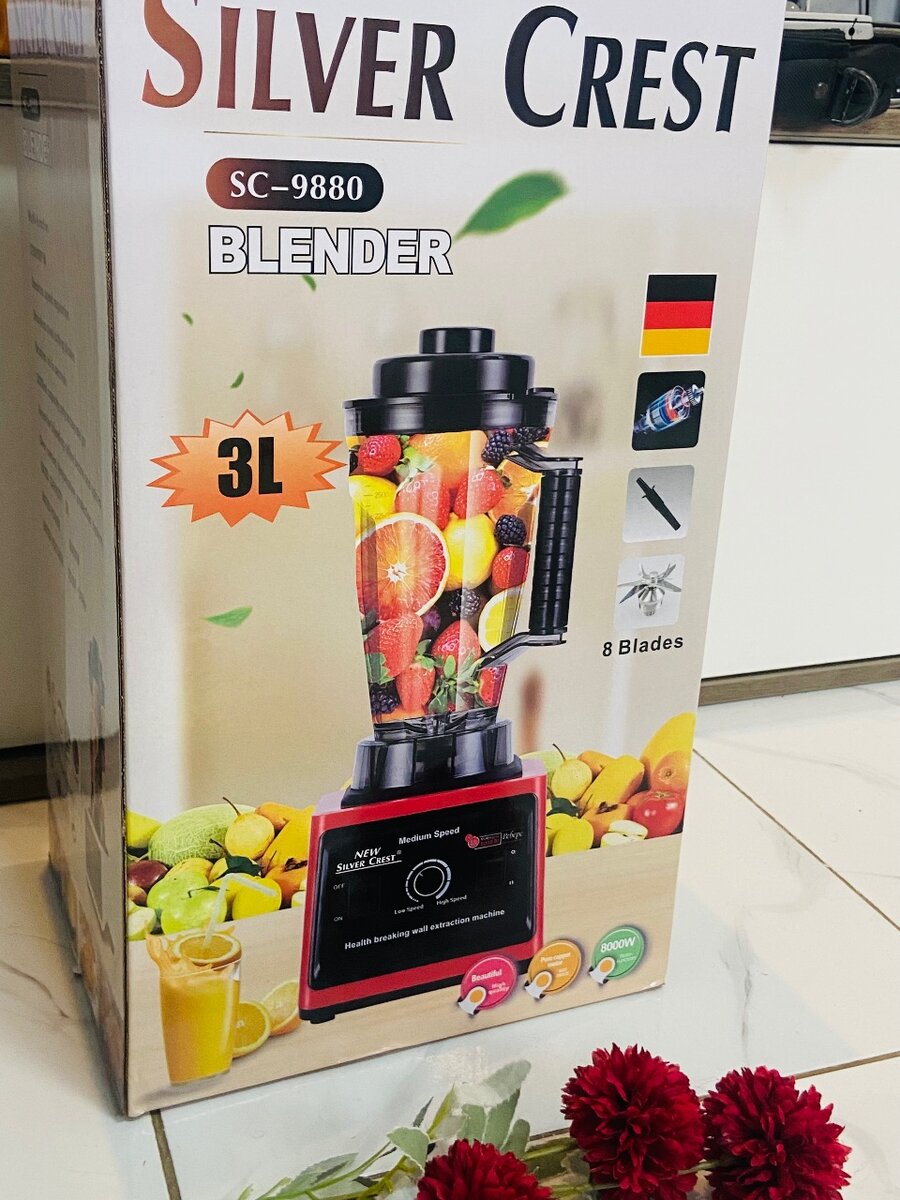 2 in 1 Silver Crest Blender 3L