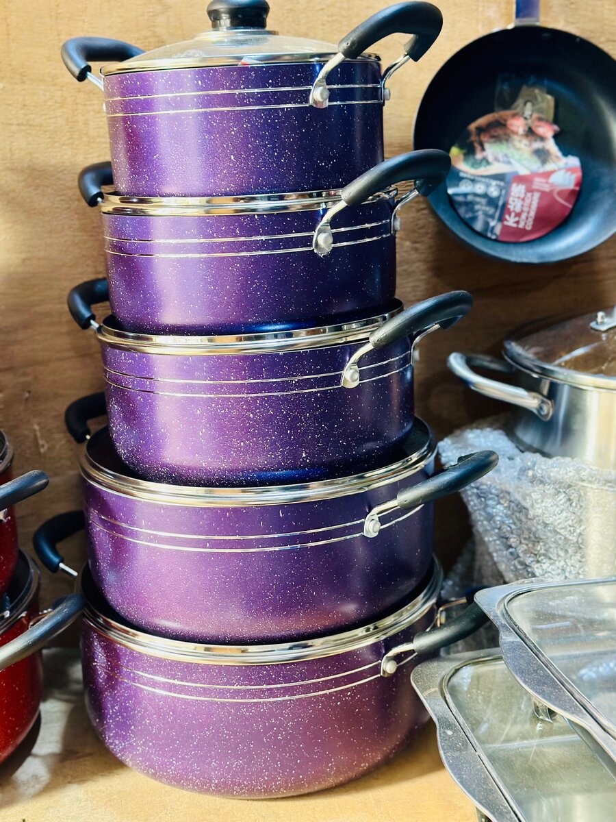 Lot de casseroles anti adhésif 5 pièces 