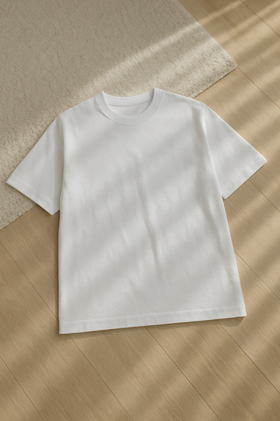 T-shirt blanche unisexe