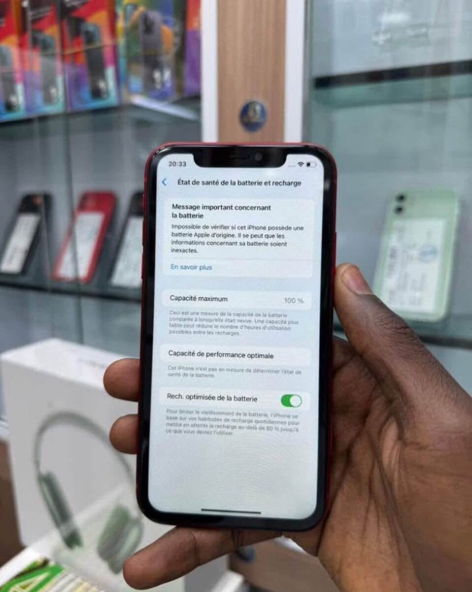 iPhone 11 rouge reconditionné