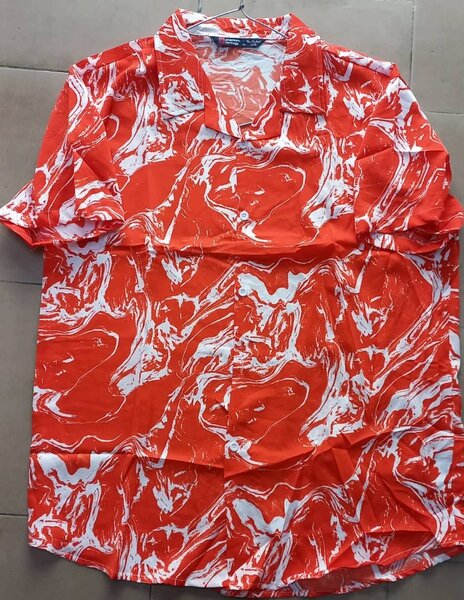 Chemise Vintage Imprimée Homme