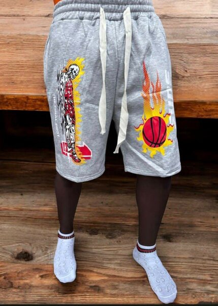 Shorts baskets graphiques