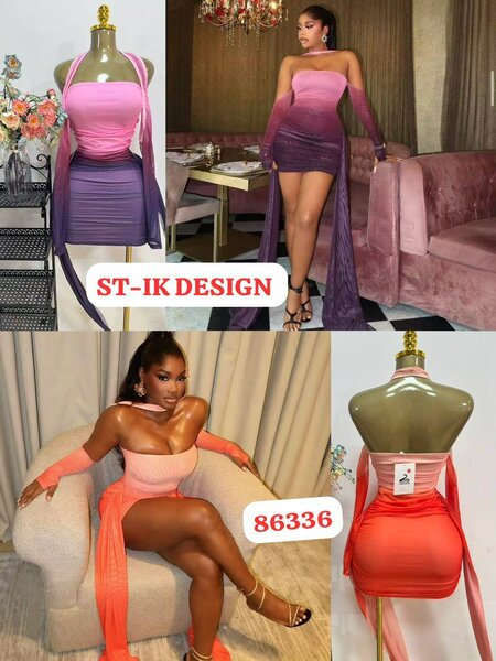 Robe Bandage Dégradé