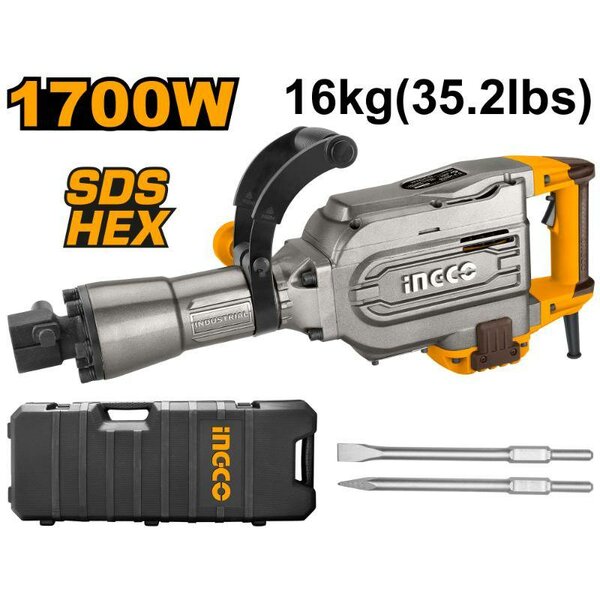 Marteau démolisseur SDS HEX 1700W