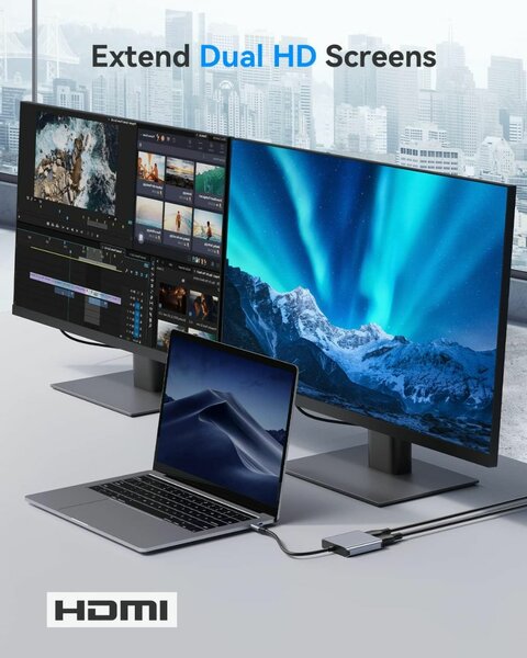 USB TO HDMI DISPLAY SPLITTERS