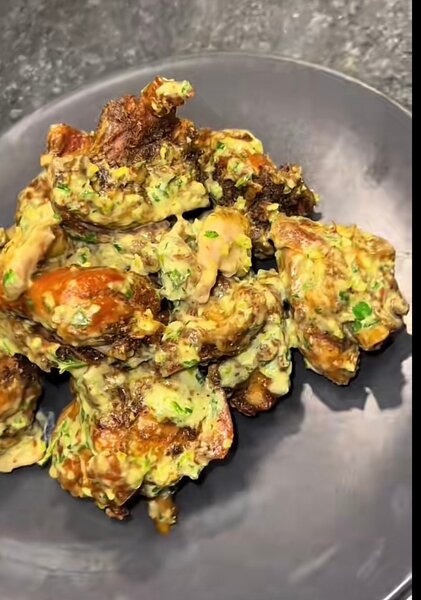 Demi-Poulet Mayo+attiéké