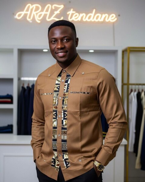 Chemise homme style africain