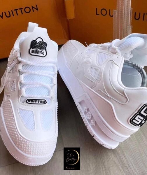 Baskets Blanches Louis Vuitton