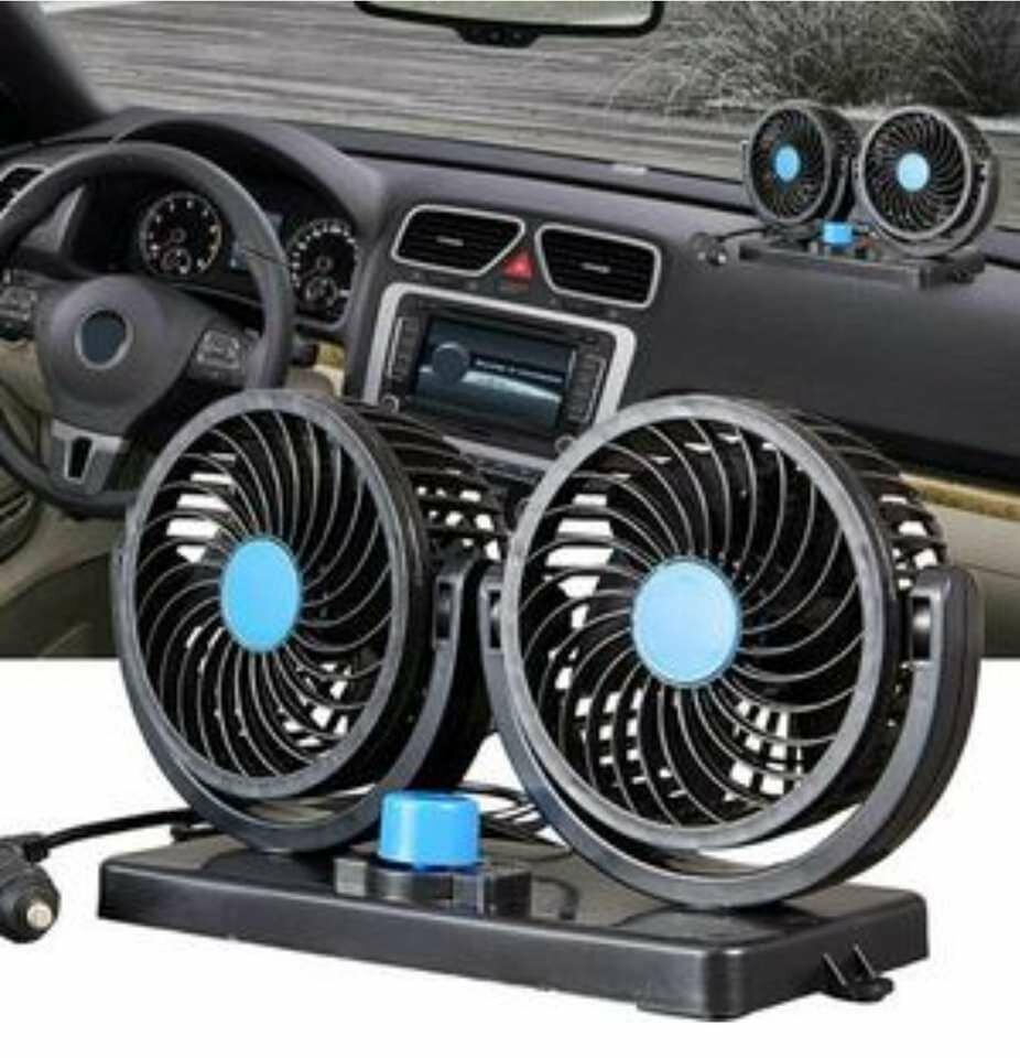 Ventilateur Double pour Voiture 12V