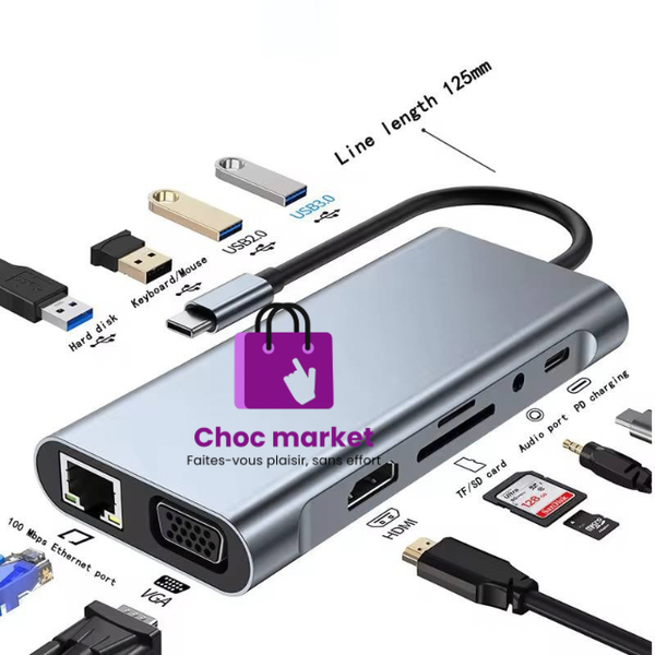 Port multiprise usb HDMI