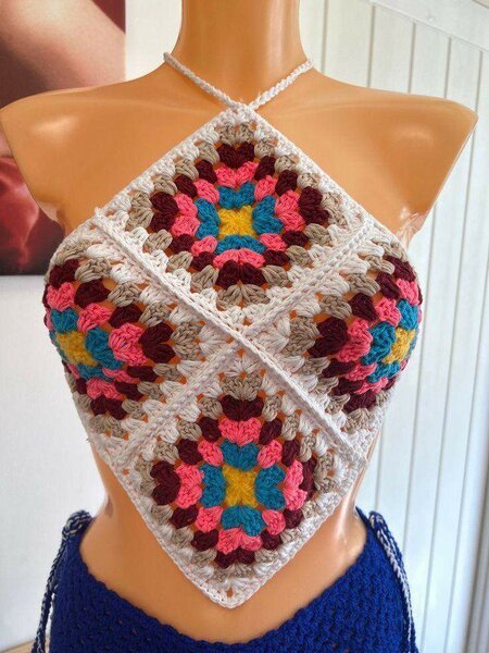 Haut crochet bohème chic