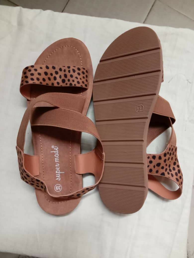 Sandales Femme Léopard Chic