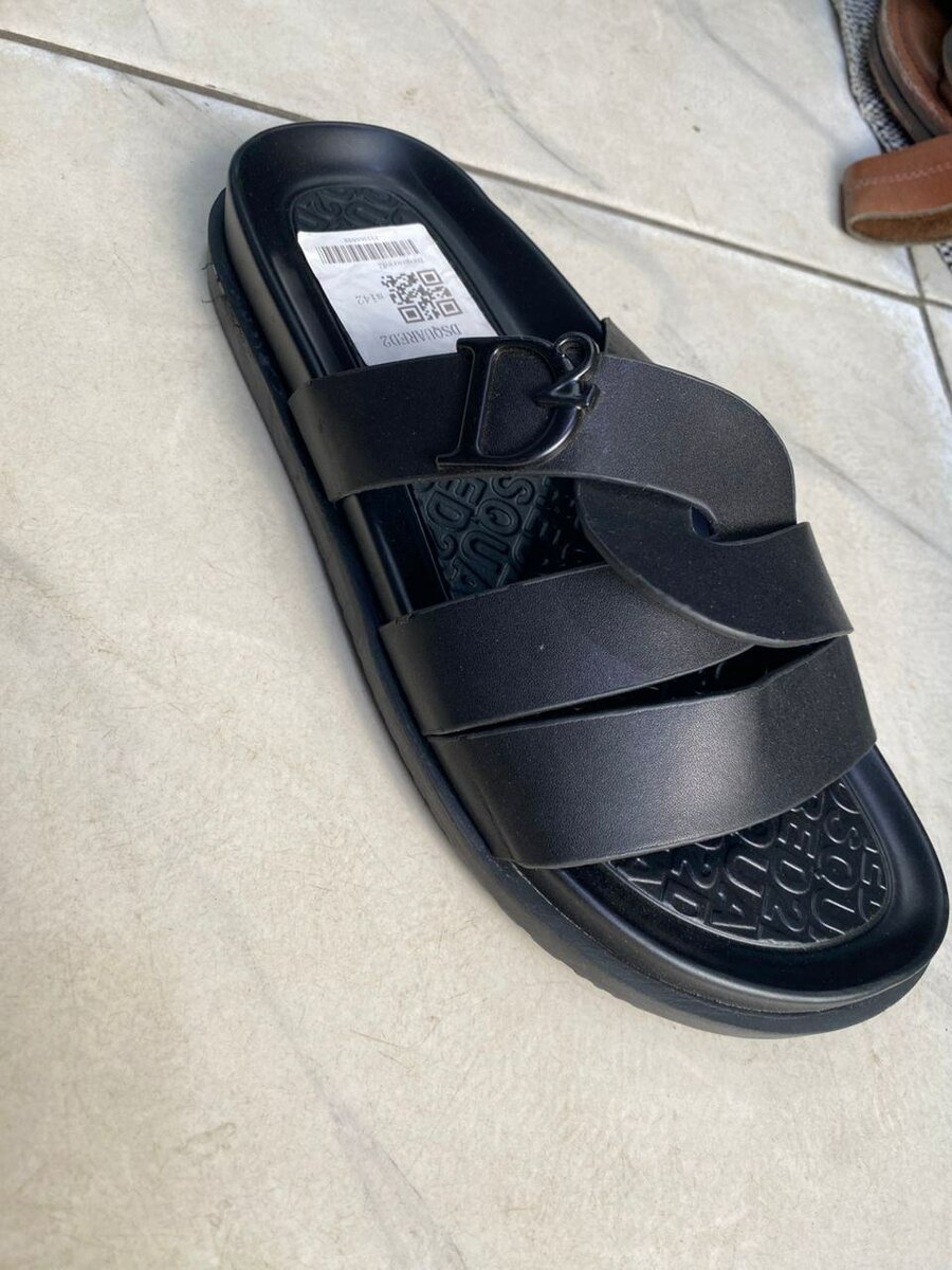 Sandales confort noires élégantes