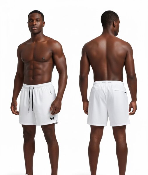 Shorts de sport blancs