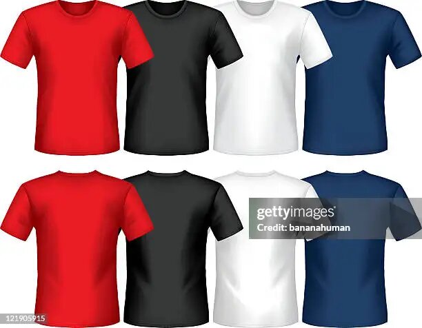 T-shirts unis couleurs vives