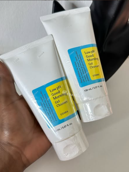 Gentle gel type cleanser with mildly acidic pH level.