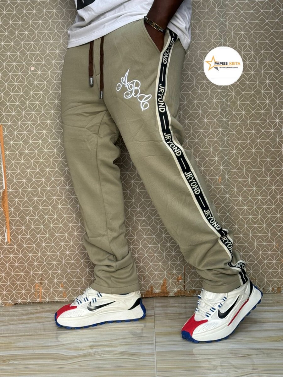 Pantalon de jogging stylé ABC