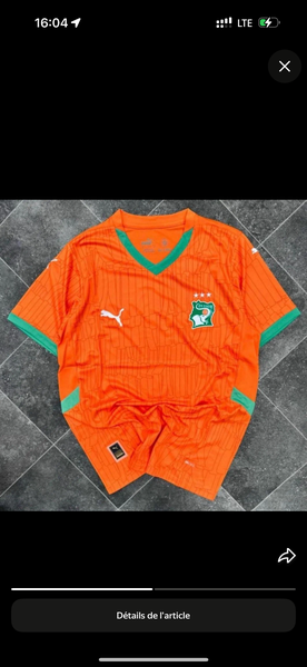 Maillot de football Côte d'Ivoire