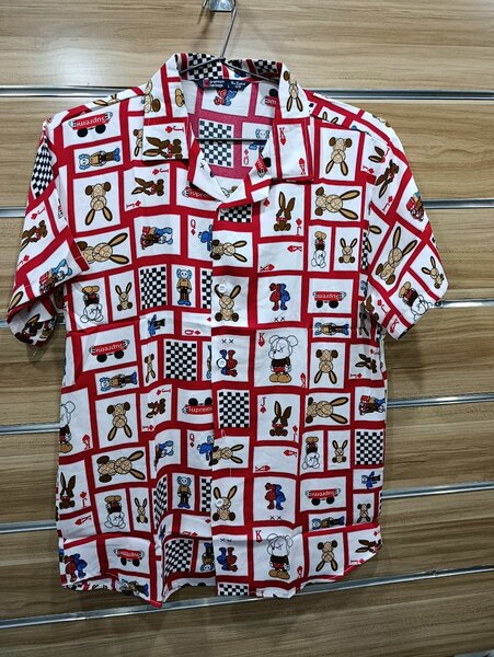 Chemise imprimée motifs ludiques