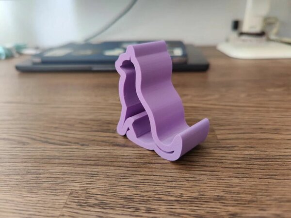 Kitty cat phone holder