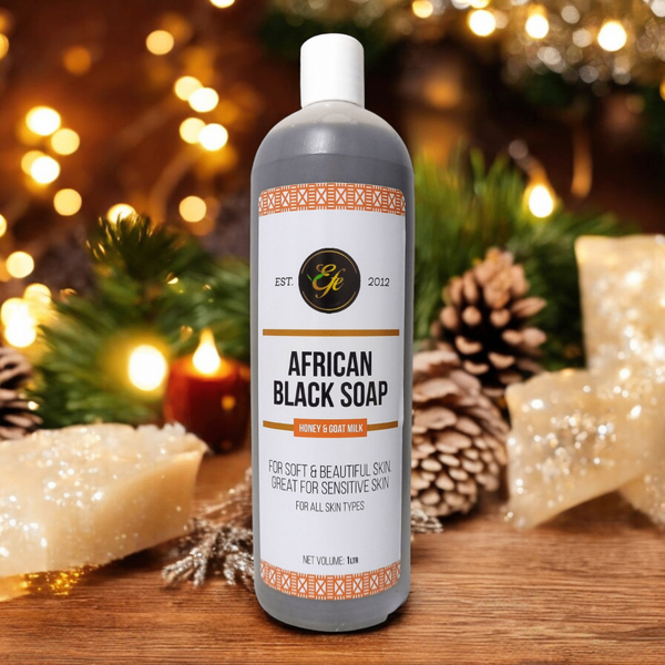 Honey & Goat Milk African Black Soap Bath 1.2ltrs