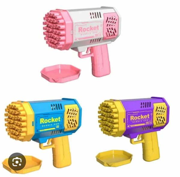 Pistolet à bulles Rocket 40 trous