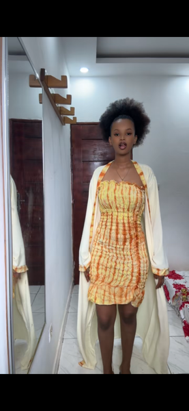 Robe d'été tie-dye