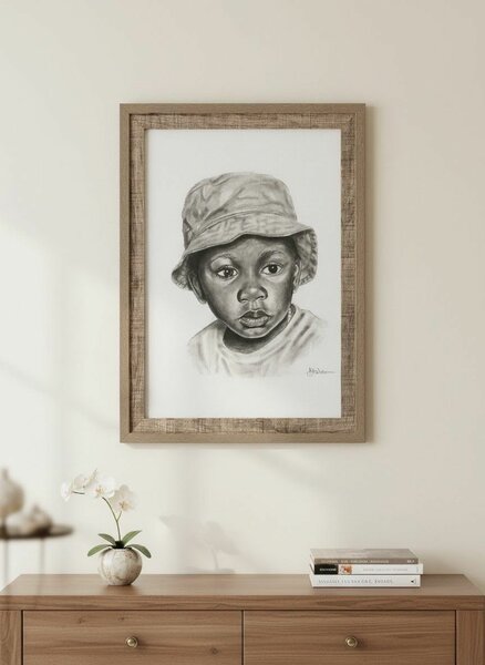 Portrait au crayon -  A4