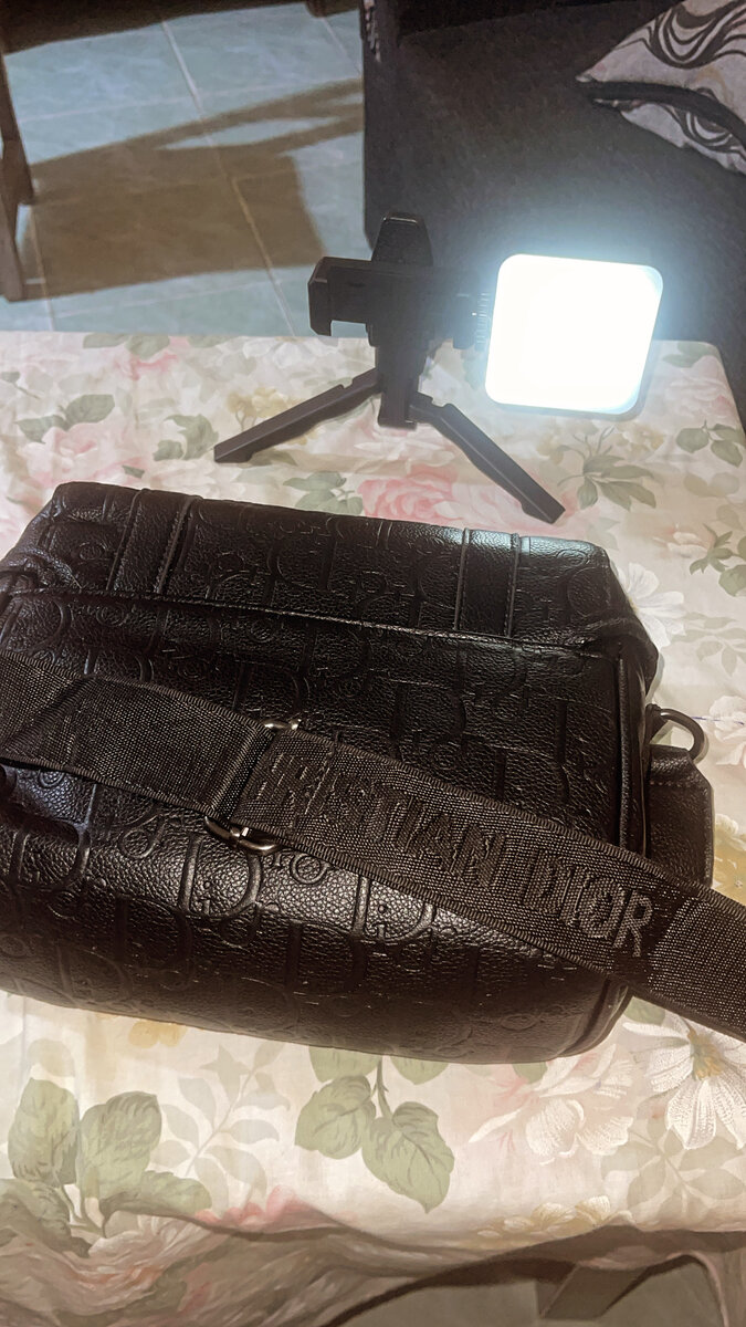 Sac à bandoulière cuir texturé