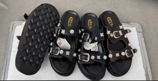 Sandales élégantes en cuir