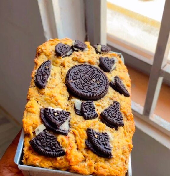 Double Oreo Banana Bread