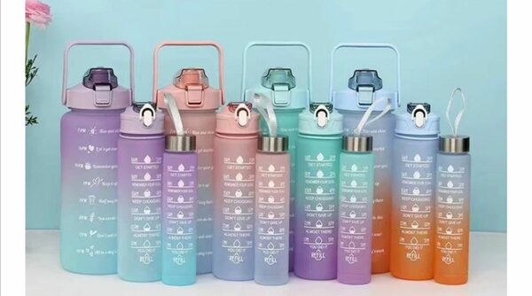 Bouteille d'eau motivante