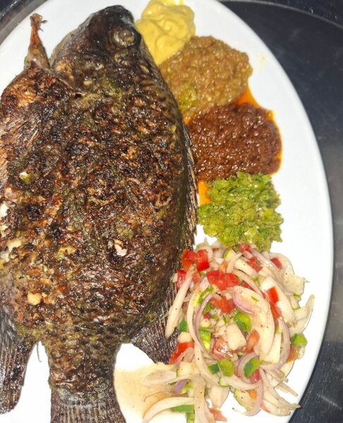 Poisson carpe délicieux