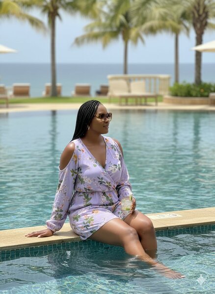 Combinaison fleurie élégante