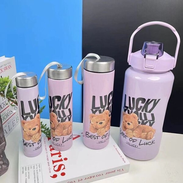 Bouteille Thermos Ours Chanceux