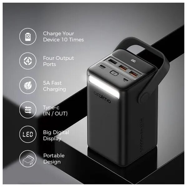 oraimo PowerBox  50000mAh 22.5W Power Bank