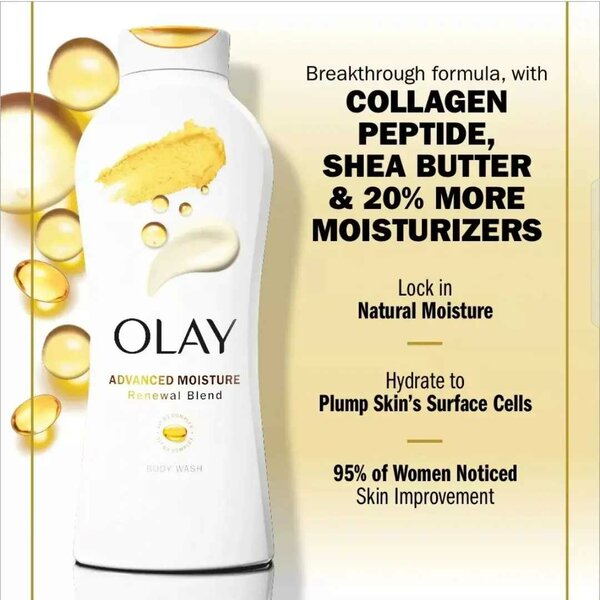 Olay Advanced Moisture Renewal Blend Body Wash