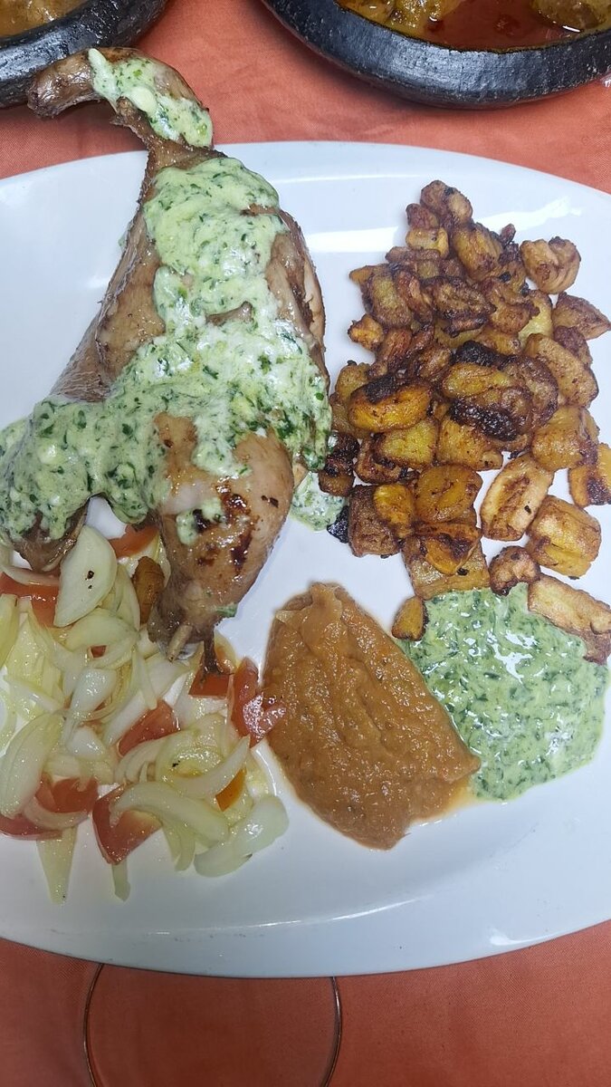 Poulet Grillé Sauce Verte