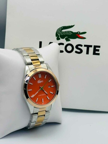 Montre élégante bicolore Lacoste