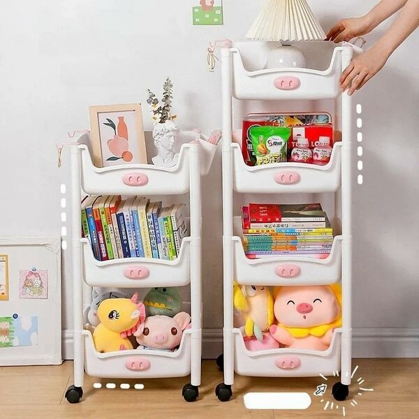 Étagère de rangement multifonction 4 niveaux