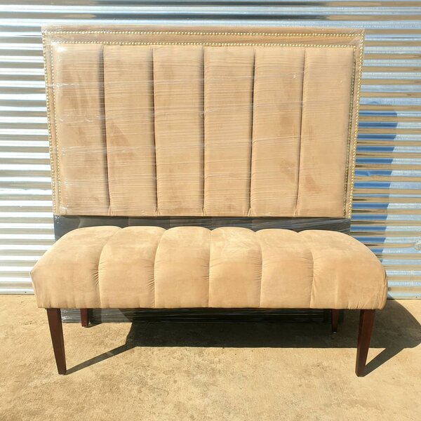 Headboard and ottoman sets