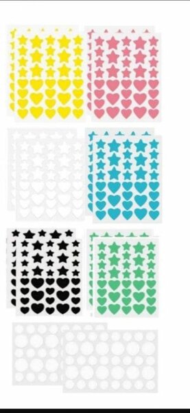 Patchs adhésifs étoilé