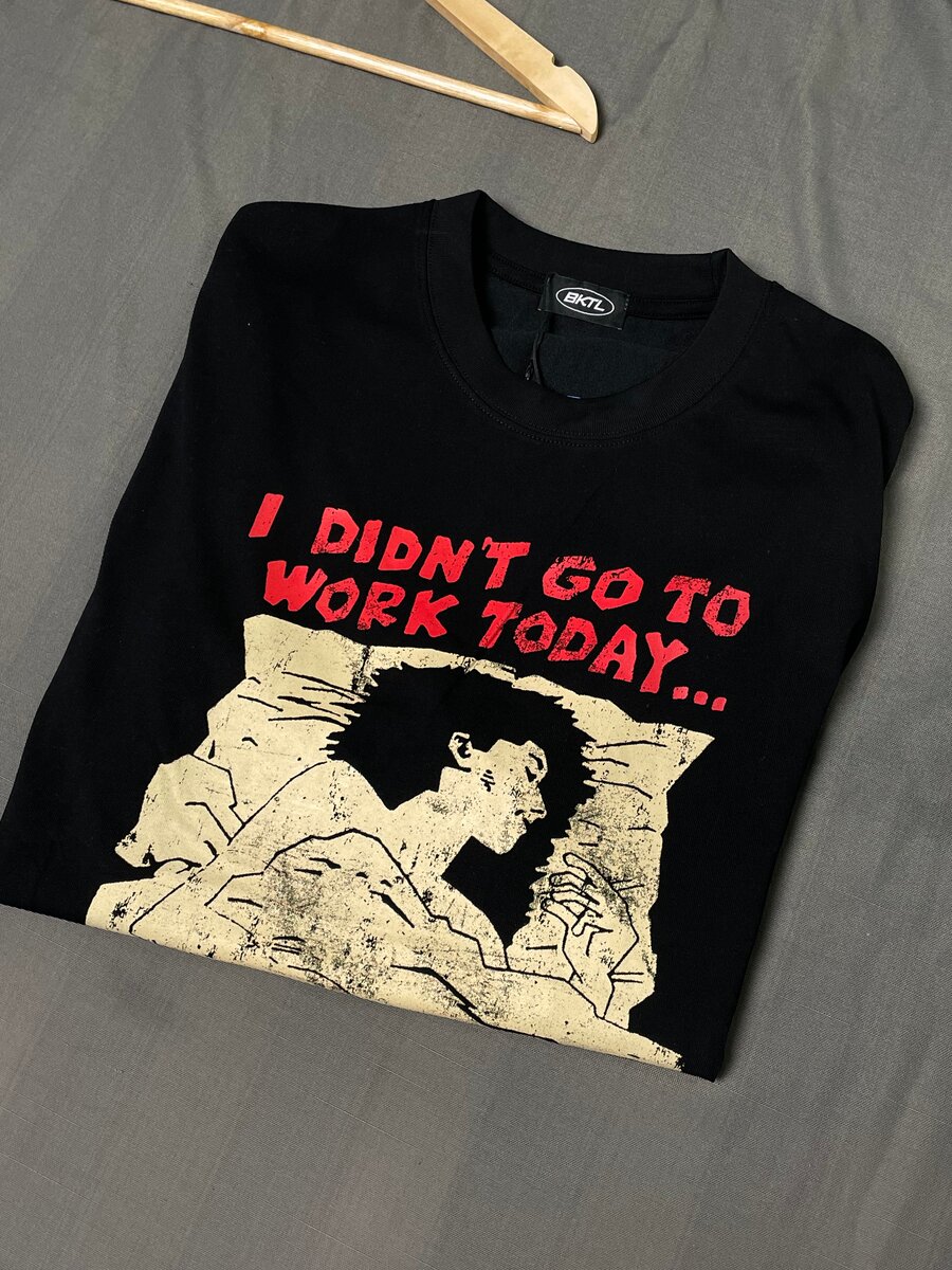 T-shirt humoristique "No Work Today"