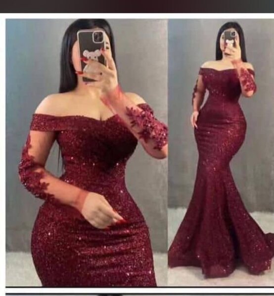 Élégante robe de soirée en sequins