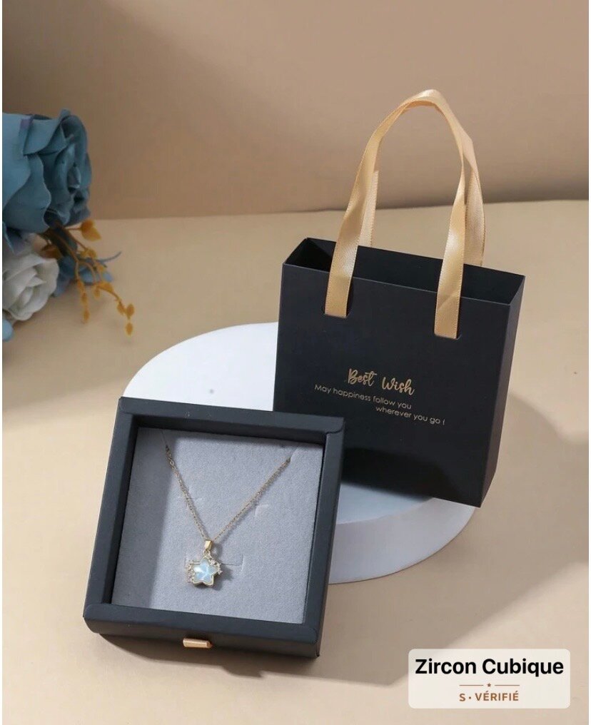 Collier Étoile Zircon Cubique