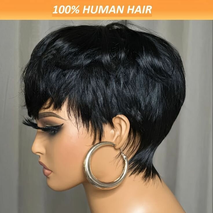 Pixie cut wig