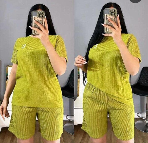 Ladies top and down green